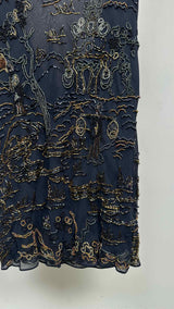 Agent Provocateur N/S Emiko Soiree Hand-embroidered Silk Mini Dress