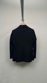 Burberry Knit-sleeve Blazer Jacket