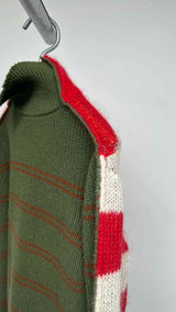 Marni Docking High-neck Border Sweater