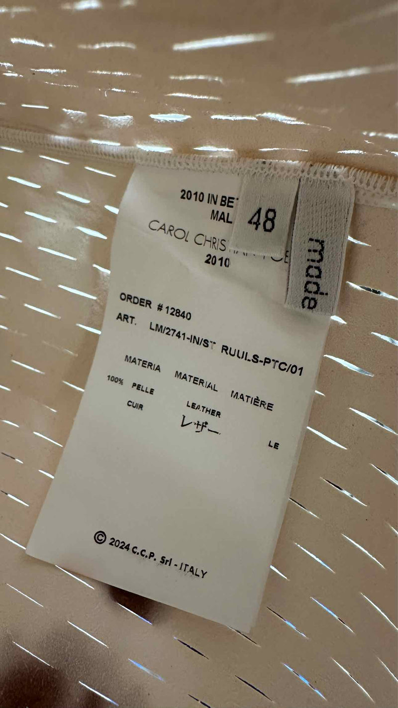 Carol Christian Poell Poell Perforated-leather Object-dye Vest