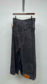 Vetements X Levi's Reconstructed Denim Long Skirt