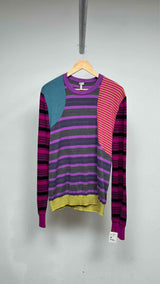 LOEWE Color-blocking Hybrid Border Sweater