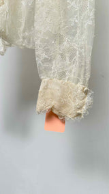 Oscar de la Renta Lace Blouse