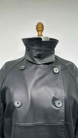 Axel Arigato Leather Trench Coat