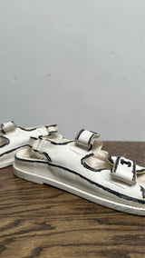 Chanel CC Logo Dad Sandals