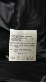 Burberry Zip-up Hooded Leather Jacket