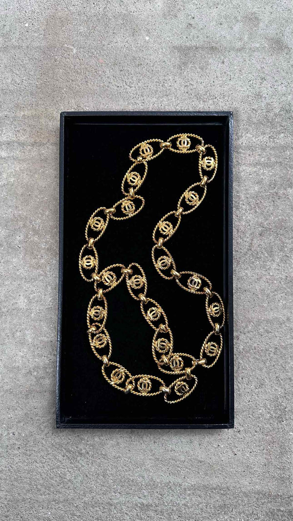 Chanel Logo Chain Belt