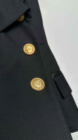 Balmain Double-breasted Halter-neck Blazer Vest