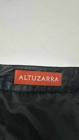 Altuzarra Buckled Leather Skirt