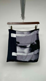 Stephen Sprouse X Andy Warhol Graphic Knit Mini Skirt