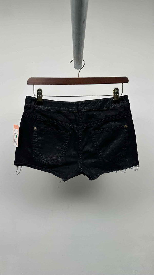 Chanel Waxed Low-end Denim Shorts
