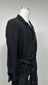 Paul Harnden Double-breast Silk Wrinkly Coat