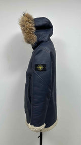 Stone Island Painted Sherling Coat Jacket