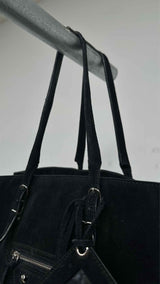 Balenciaga Papier Suede Tote Bag