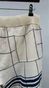 Margiela Fringe Check Knit Shorts