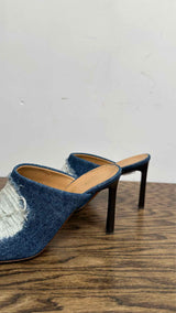 LOEWE Ripped Denim Mules