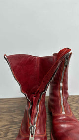GUIDI Flat Zip Boots