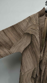 Homme Plisse X Ronan Bouroullec Ru_All Over Pleats Detailed Coat