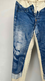 Gaultier Jeans Trompe-L'oeil Denim Pants