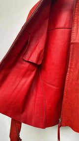 MA+ Leather Biker Jacket