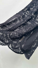 Bode N/S Corinthia Teddy Lace Silk Mini Dress
