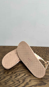 Chanel Tweed Lambskin Dad Sandals