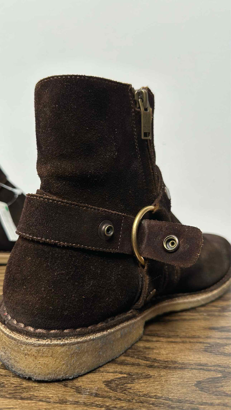 Saint Laurent Suede Wyatt Boots