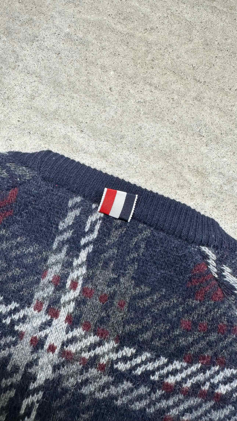 Thom Browne Tartan Check Sweater