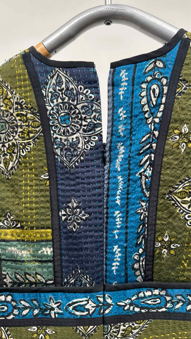 Burberry Prorsum N/S Printed Sashiko Dress
