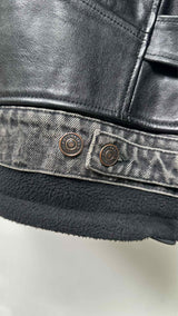 Balenciaga 3-in-1 Layered  Leather Jacket