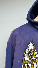 Who Decides War Flame Glass Hoodie