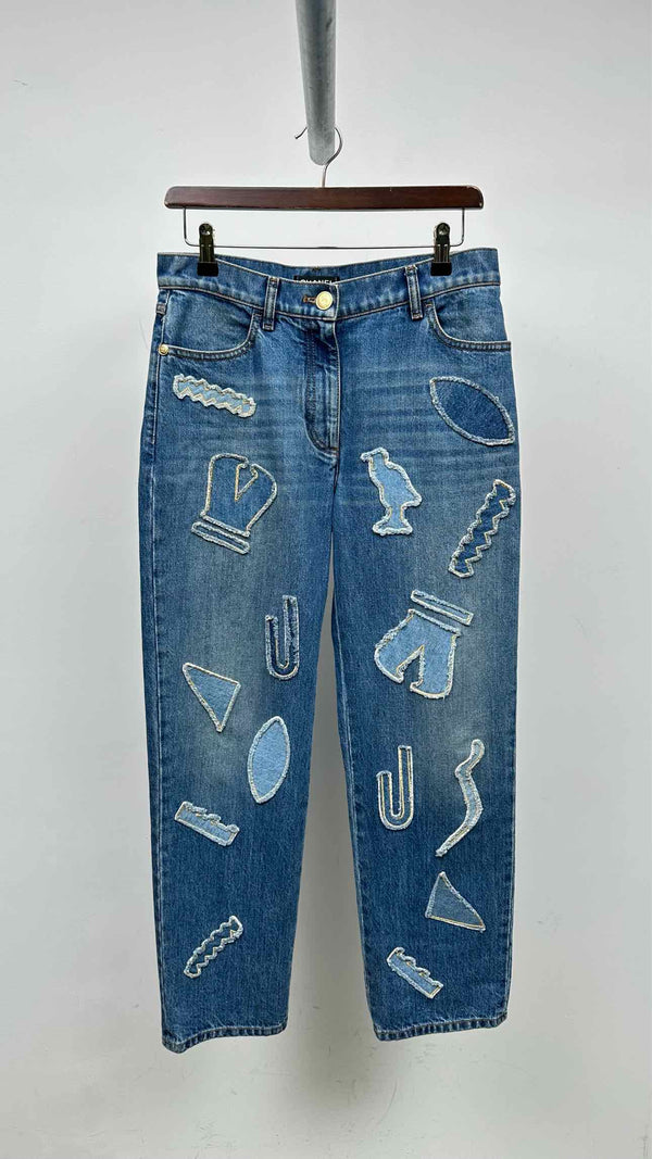 Chanel Patchwork Jeans