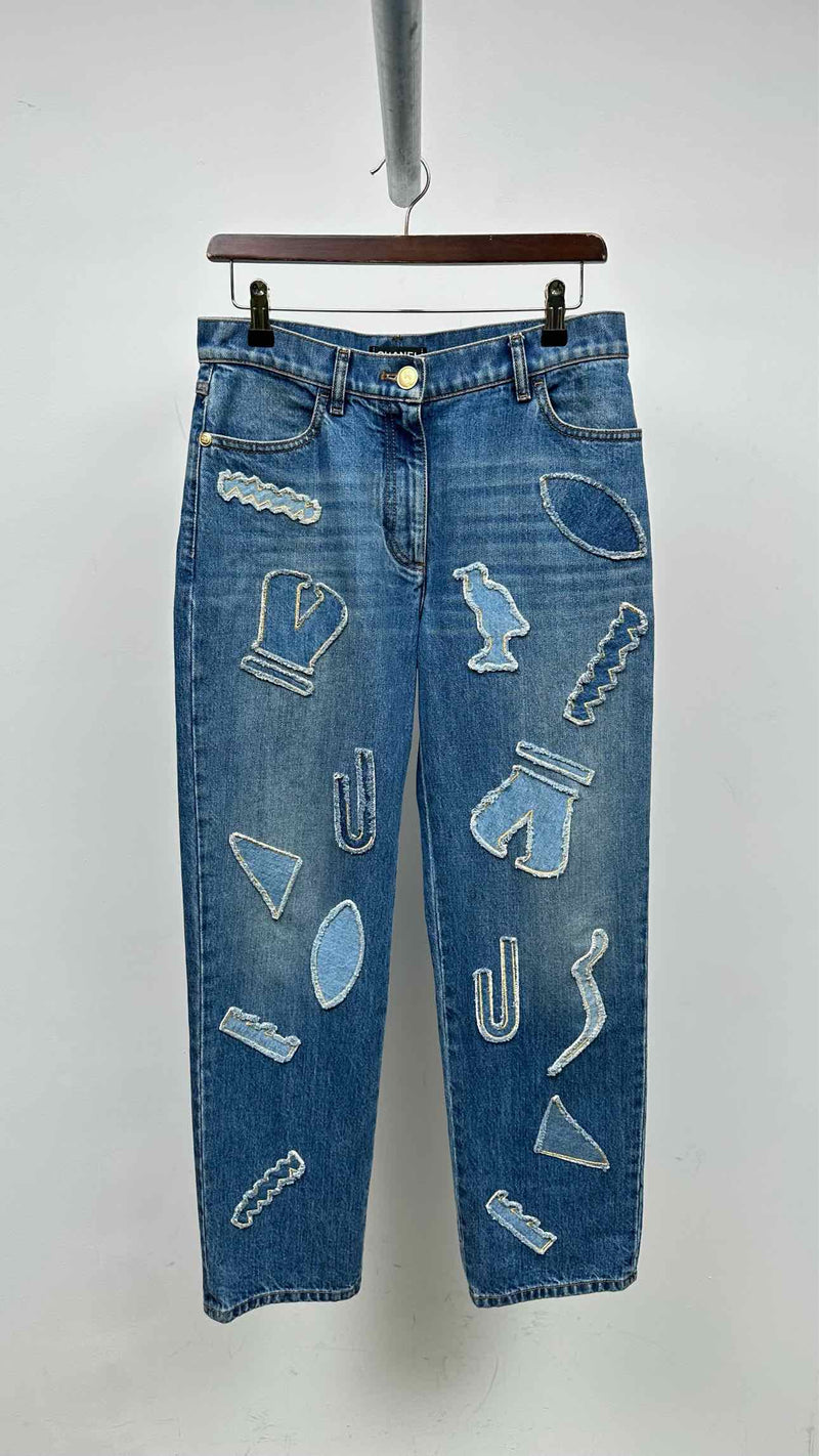 Chanel Patchwork Jeans