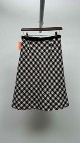 Miu Miu Tweed Check Skirt