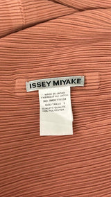 Issey Miyake Pleated V-Neck Wrap Dress