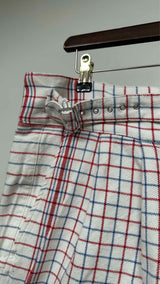 Margiela Plaid Cotton-tweed Shorts
