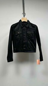 Saint Laurent Waxed Denim Trucker Jacket