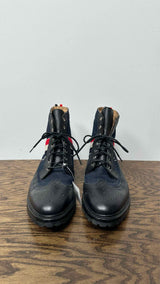 Thom Browne Canvas Hybrid Wingtip Boots