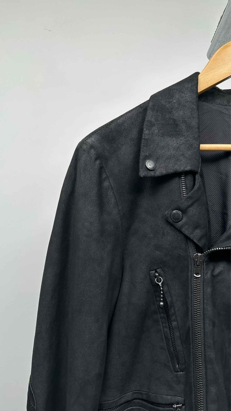 Number (N)ine Detailed Suede Hybrid Coat