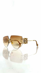 LOEWE Distinctive Rimless Gradient Sunglasses