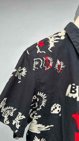 Black Comme Des Garçons S/S Printed Shirt