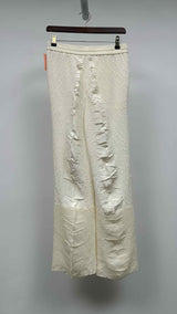 Emori Stretch-pleated Jacquard Easy Pants