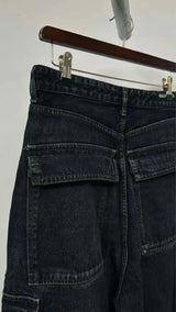 Balenciaga Wide Leg Cargo Jeans