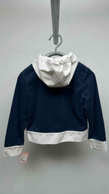 Thom Browne Zip-up Two-tone Cropped Hoodie