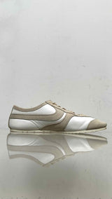 Dries Van Noten Suede-trim Leather Sneakers