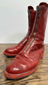 GUIDI Flat Zip Boots