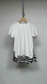 Comme Des Garcons S/S Upside-down Docking Border Top