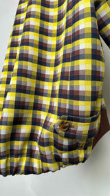 PRADA Plaid Track Jacket