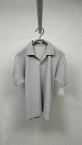 Homme Plisse S/S Pleated Polo Shirt