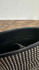 Saint Laurent William Studded Leather Combat Boots